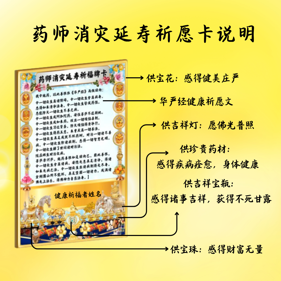 CN102 万福消灾解难续命幡
