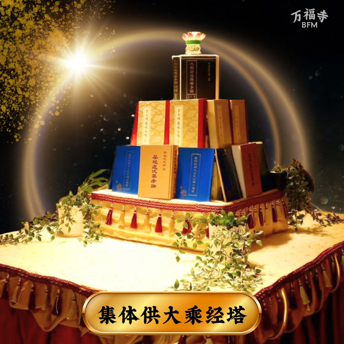 LF38-集体合供大乘经论,祈愿大福慧