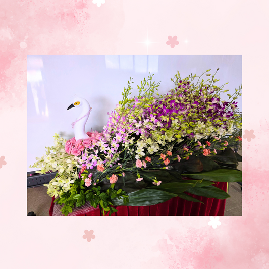 GM32-孔雀开屏 百花献瑞 主坛花